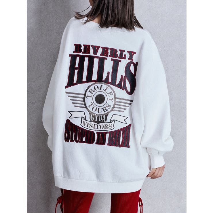 BEVERLY HILLS ドルマンスウェットトップス[品番：MKSW0065762