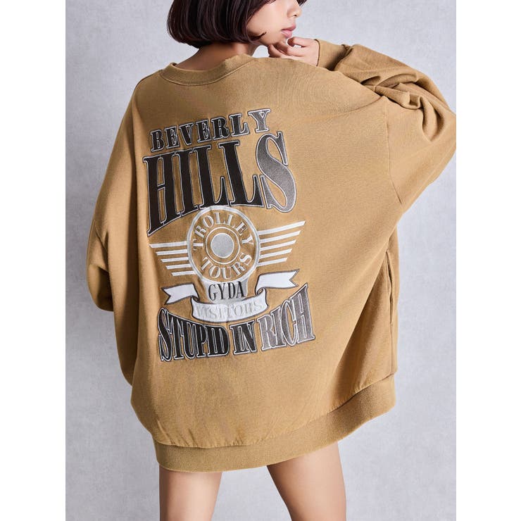 BEVERLY HILLS ドルマンスウェットトップス[品番：MKSW0065762