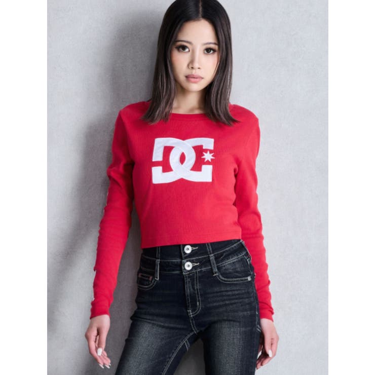 かよちゃん❤️４点⭐️A1275⭐️ GYDA ♥ ロゴライン ショート カットソー GYDA×DC OE LOGOショートロンT[品番：MKSW0066124]｜GYDA