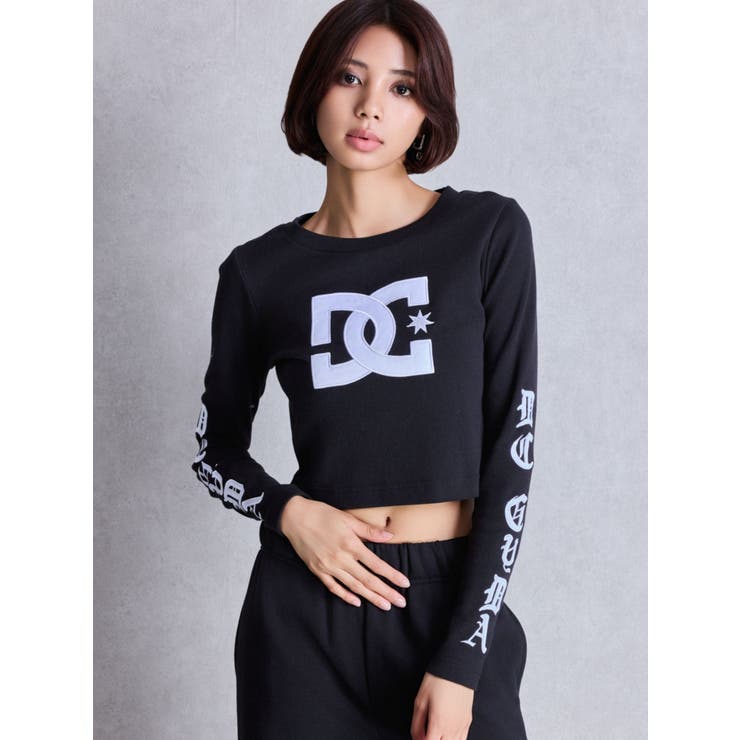 tシャツ GYDA×DC OE LOGOショートロンT レディース GYDA×DC OE LOGOショートロンT[品番：MKSW0066124]｜GYDA