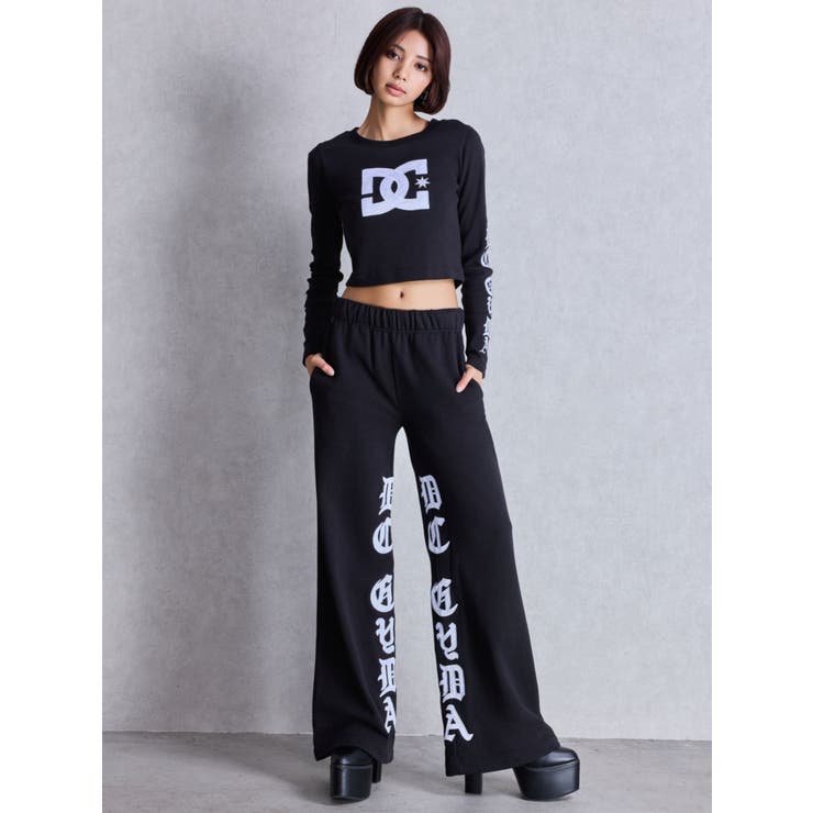 tシャツ GYDA×DC OE LOGOショートロンT レディース GYDA×DC OE LOGOショートロンT[品番：MKSW0066124]｜GYDA