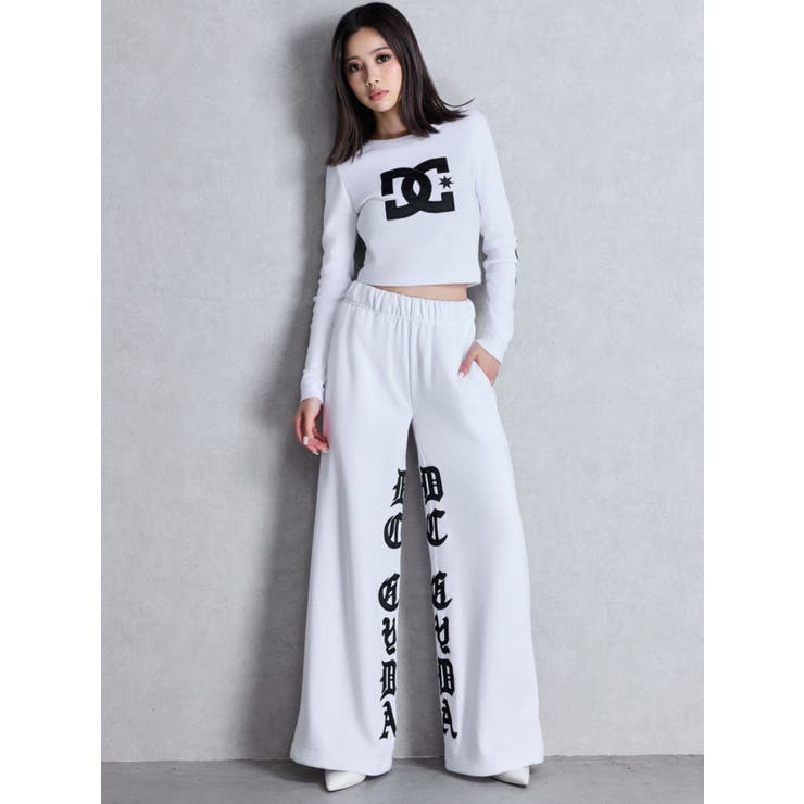 tシャツ GYDA×DC OE LOGOショートロンT レディース GYDA×DC OE LOGOショートロンT[品番：MKSW0066124]｜GYDA