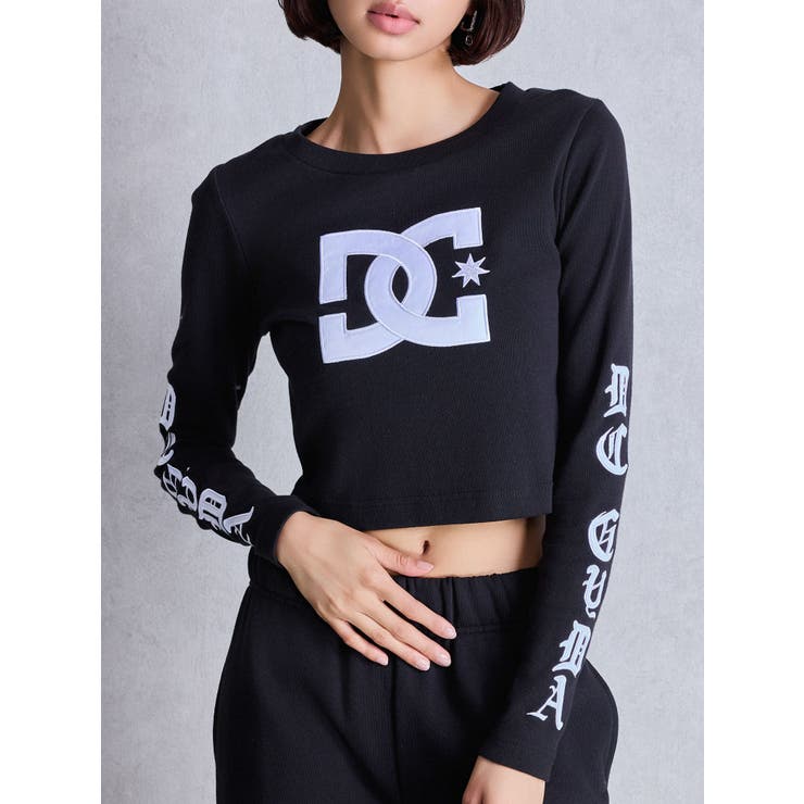 ブラック | GYDA×DC OE LOGOショートロンT | GYDA