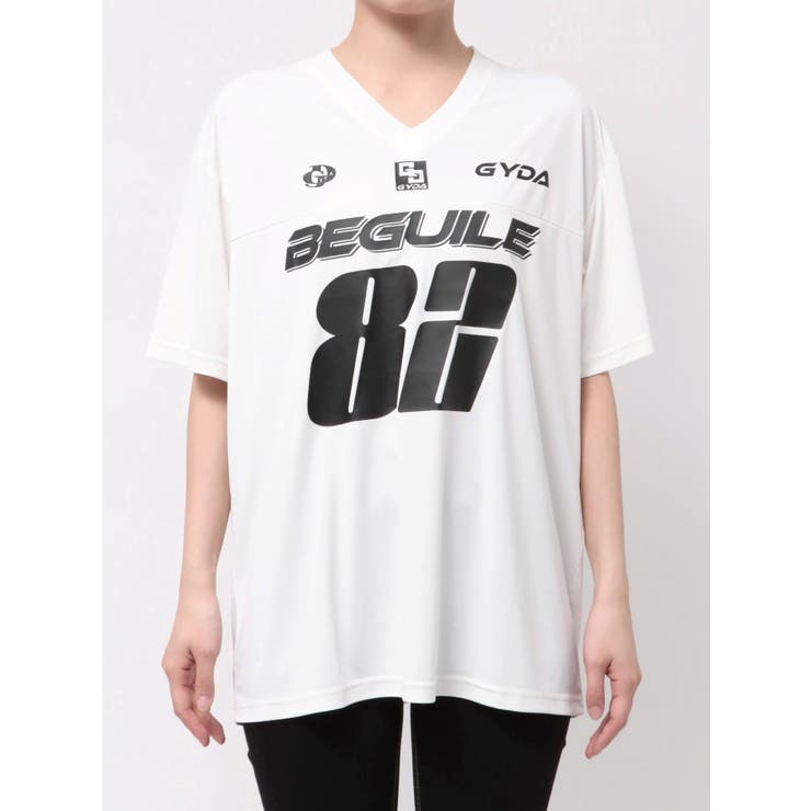 BEGUILE 82SPORTY VネックBIG Tシャツ[品番：MKSW0064908]｜GYDA