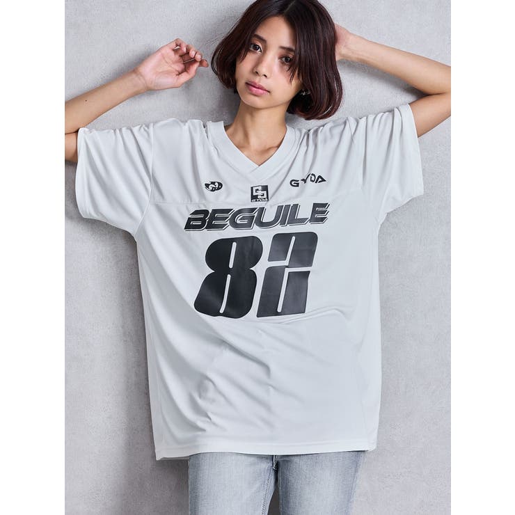 BEGUILE 82SPORTY VネックBIG Tシャツ | GYDA | 詳細画像5 