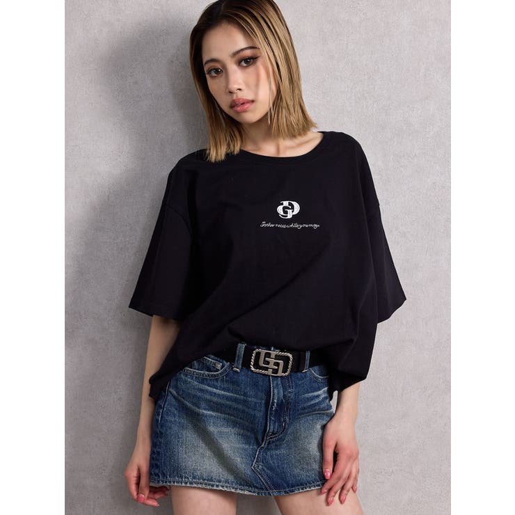 BACK GYDA bijou BIG Tシャツ[品番：MKSW0064563]｜GYDA