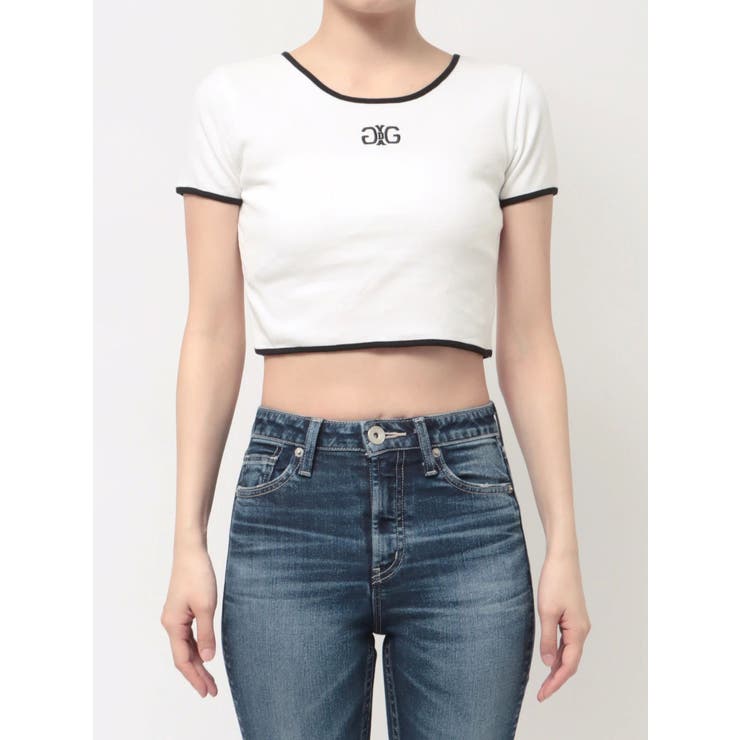 Symmetry GYDAバイカラーTシャツ[品番：MKSW0064905]｜GYDA