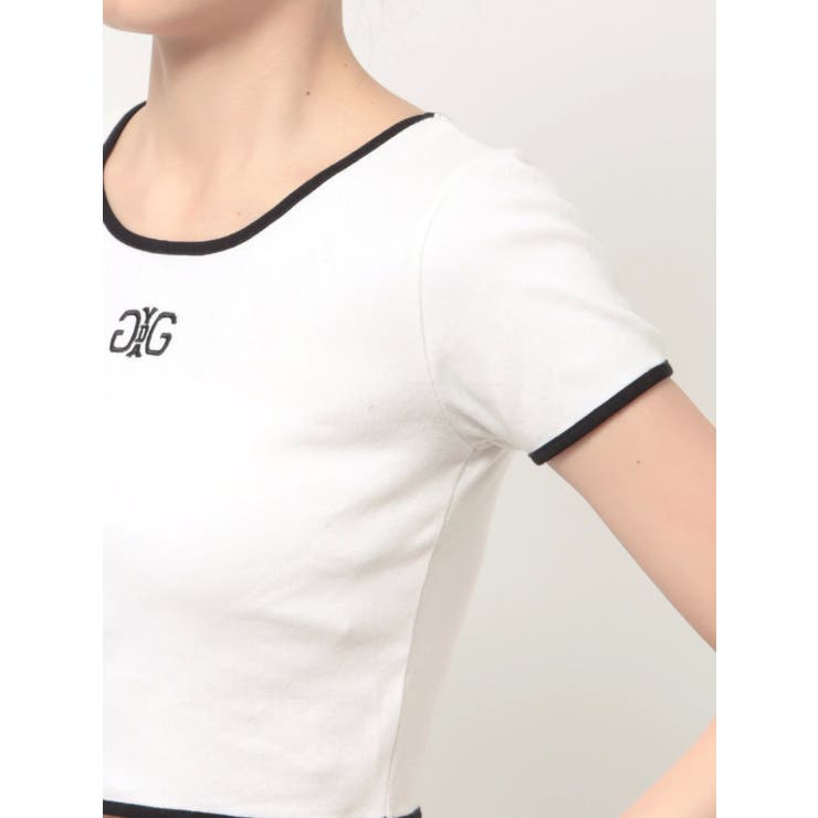GYDA　Symmetry GYDAバイカラーTシャツ　0725427389 Symmetry GYDAバイカラーTシャツ[品番：MKSW0064905]｜GYDA