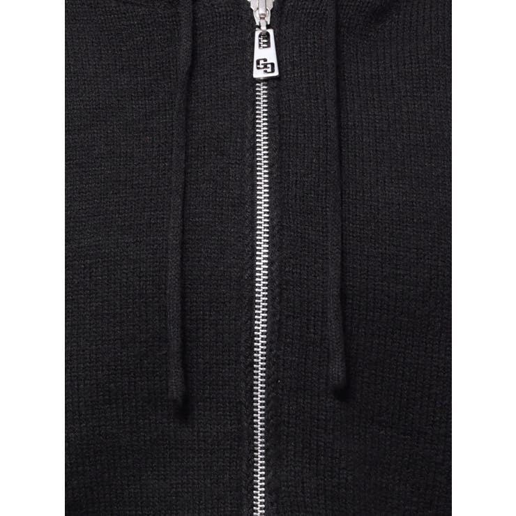 パーカー GYDA ニットショートZIP UPパーカー レディース GYDA ニットショートZIP UPパーカー[品番：MKSW0065756]｜GYDA