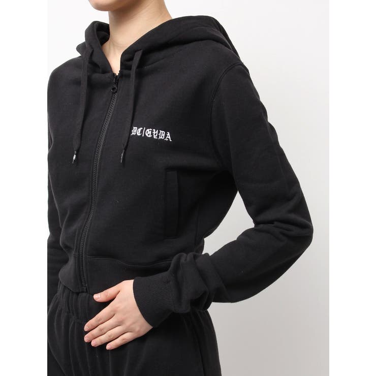 GYDA×DC OE LOGOショートスウェットZIP UPパーカー | GYDA | 詳細画像24 