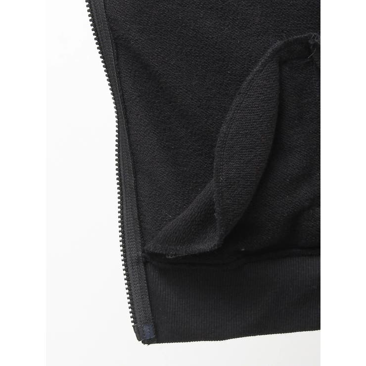GYDA×DC OE LOGOショートスウェットZIP UPパーカー[品番