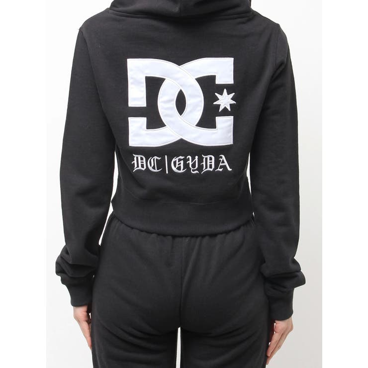 GYDA×DC OE LOGOショートスウェットZIP UPパーカー[品番