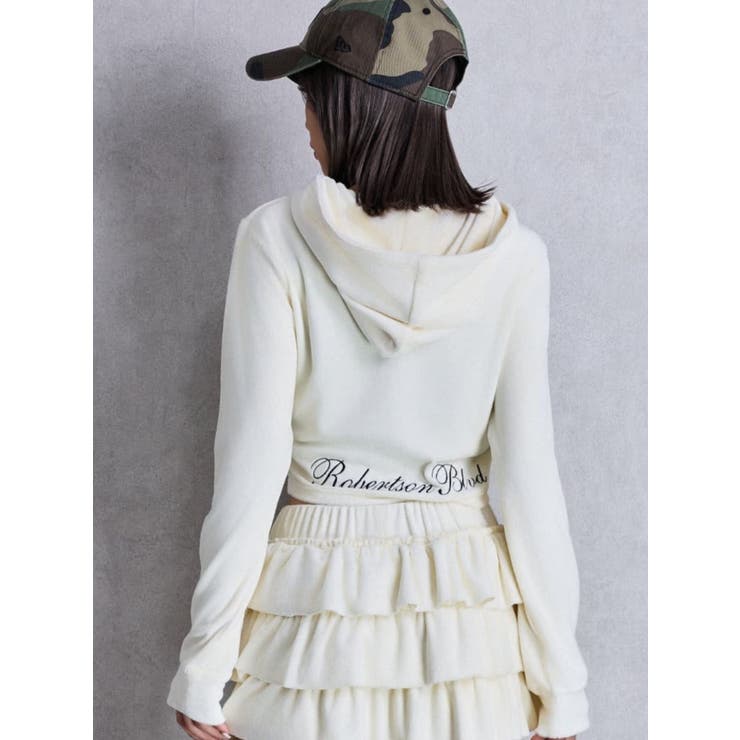 Robertson Blvd Velour ショートパーカー | GYDA | 詳細画像12 