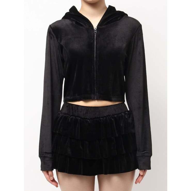 Robertson Blvd Velour ショートパーカー | GYDA | 詳細画像18 