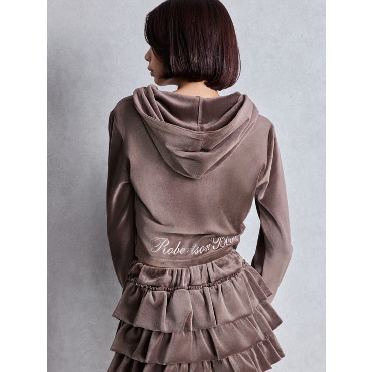 パーカー Robertson Blvd Velour ショートパーカー レディース Robertson Blvd Velour ショートパーカー[品番：MKSW0065741
