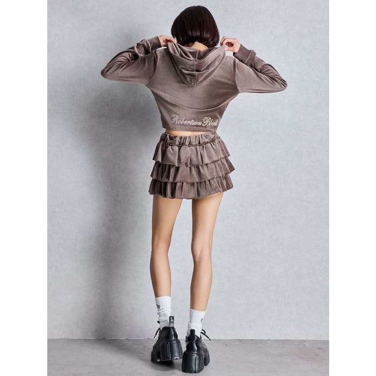 パーカー Robertson Blvd Velour ショートパーカー レディース Robertson Blvd Velour ショートパーカー[品番：MKSW0065741
