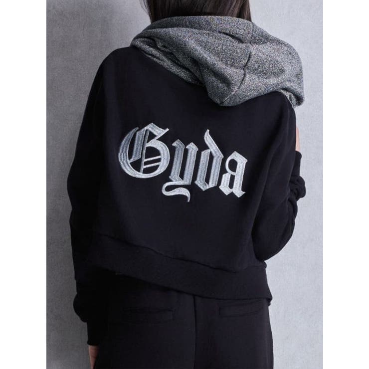 BACK GYDA embroidery GLITTERパーカー[品番：MKSW0065739