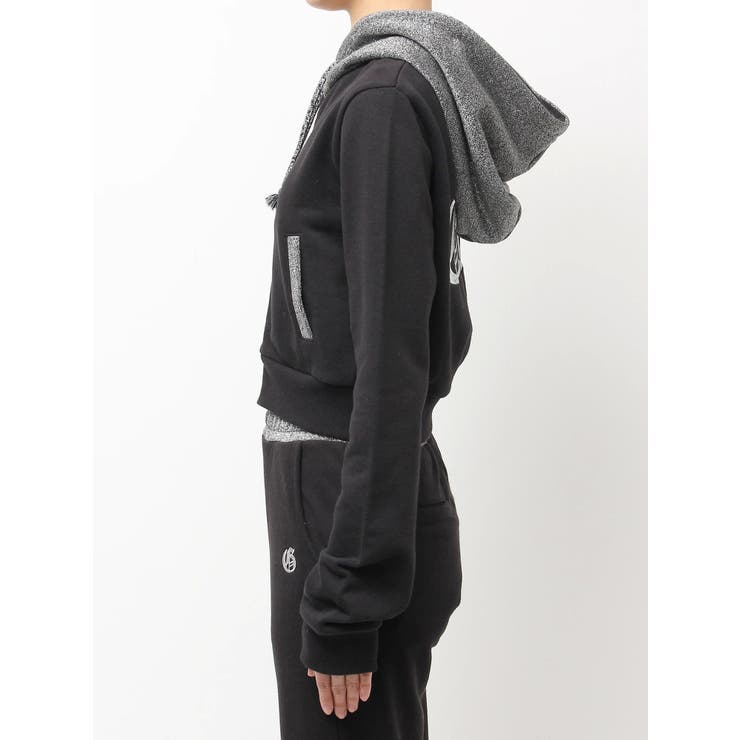 パーカー BACK GYDA embroidery GLITTERパーカー レディース GYDA パーカー BACK embroidery GLITTERパーカー レディース