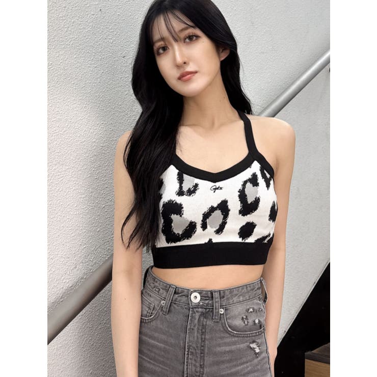 Gydaレオパードビスチェ[品番：MKSW0065052]｜GYDA（ジェイダ