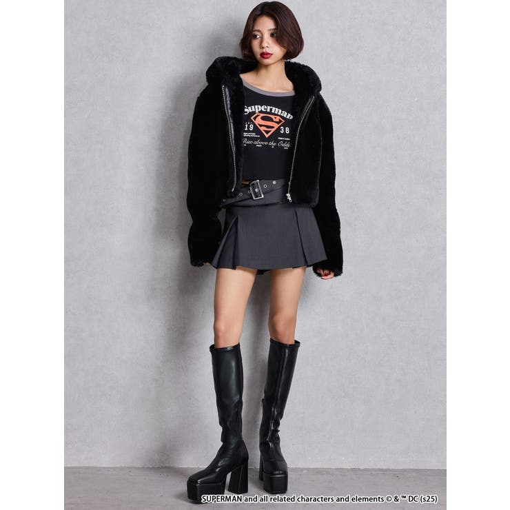 GGエコファーショートフードコート | GYDA | 詳細画像18 