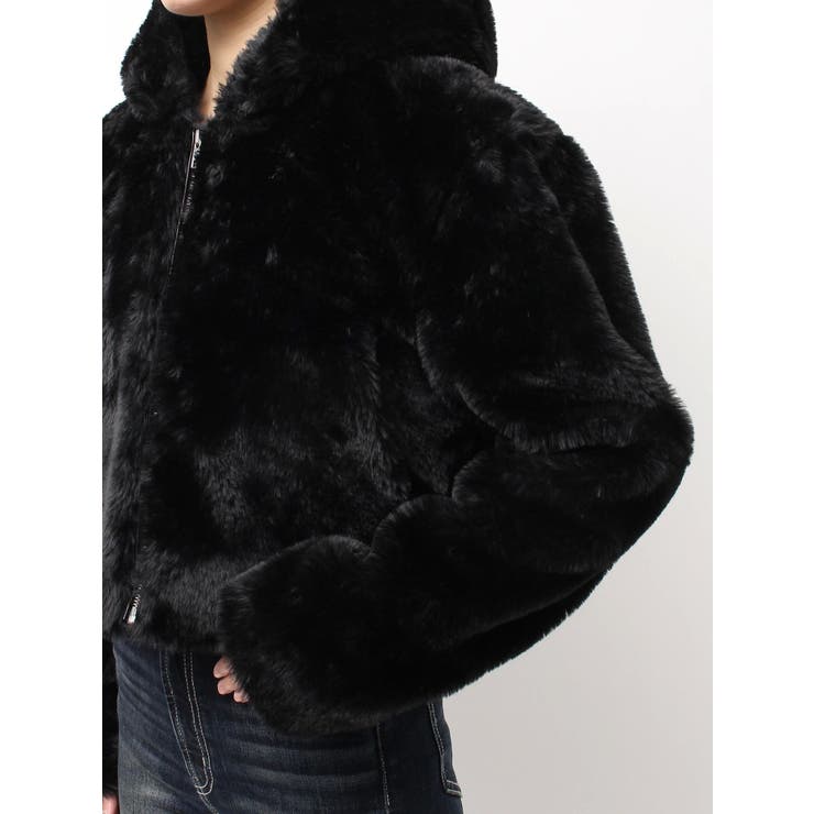 GGエコファーショートフードコート | GYDA | 詳細画像30 