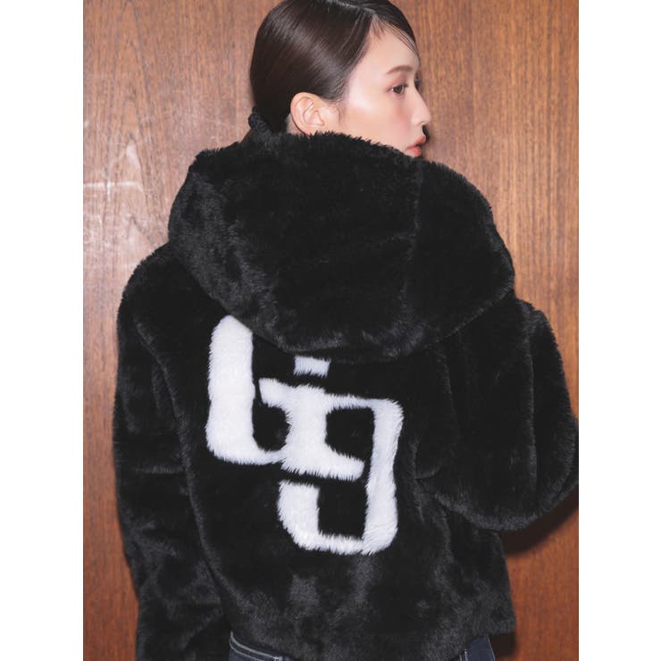 GGエコファーショートフードコート | GYDA | 詳細画像6 