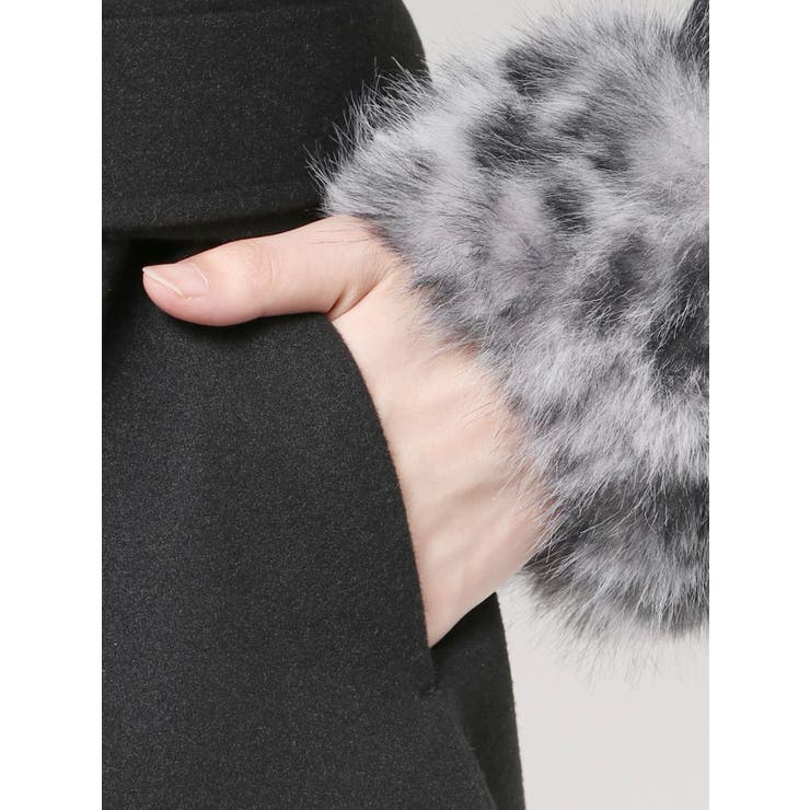 最終価格_美品！定価34,100円_ PARTY ベルト付ファーコート ROYAL PARTY｜ベルト付ファーコート | Rakuten Fashion(楽天