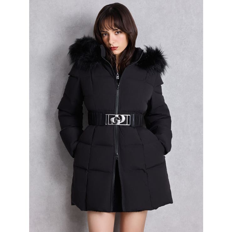 GDベルト付きロングダウンコート[品番：MKSW0066478]｜GYDA（ジェイダ