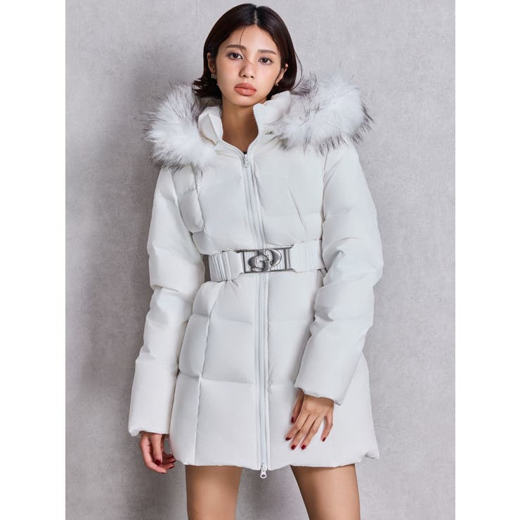 HiromimurataGYDA ホワイト ダウンベルト 2023年 GYDA ダウン ホワイト