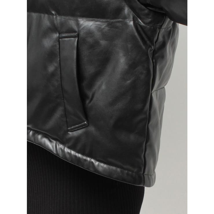 2WAYフェイクレザーミドル丈ダウンコート | GYDA | 詳細画像35 