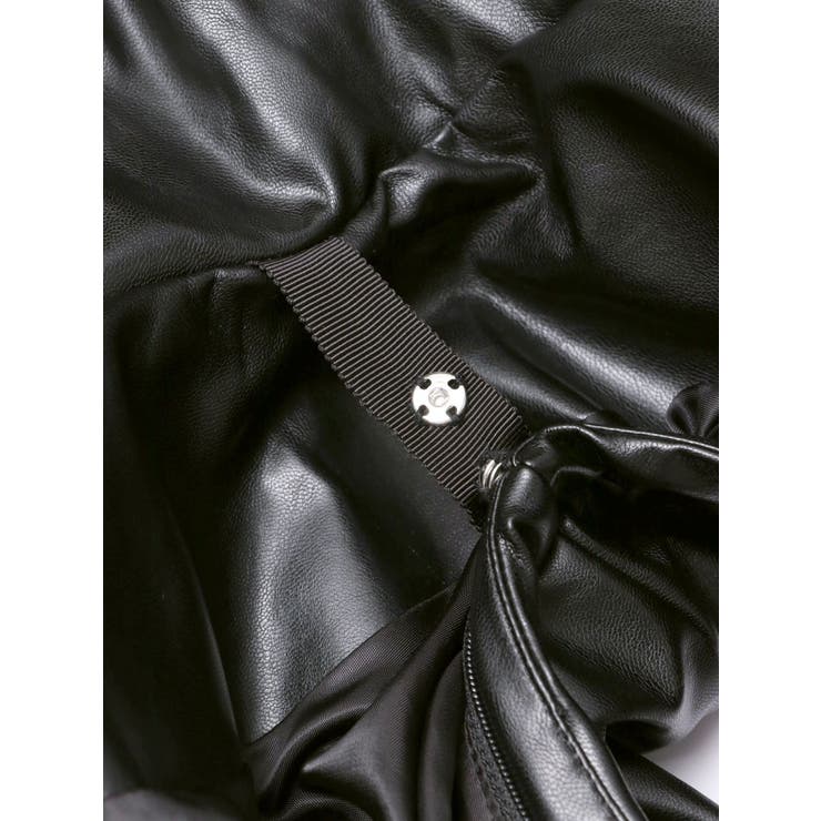 2WAYフェイクレザーミドル丈ダウンコート | GYDA | 詳細画像39 