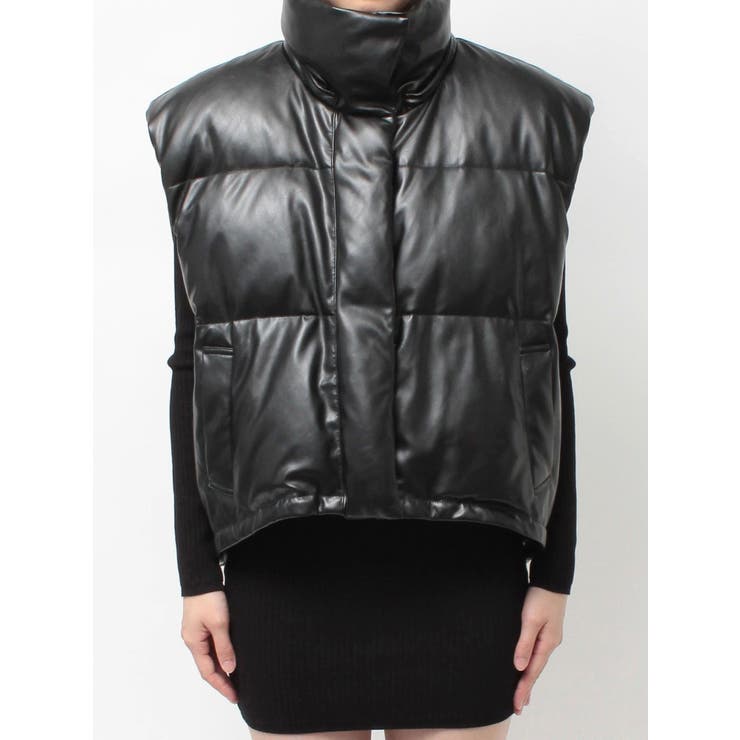 2WAYフェイクレザーミドル丈ダウンコート | GYDA | 詳細画像40 