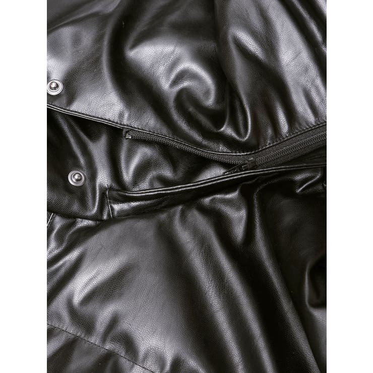 2WAYフェイクレザーミドル丈ダウンコート | GYDA | 詳細画像45 