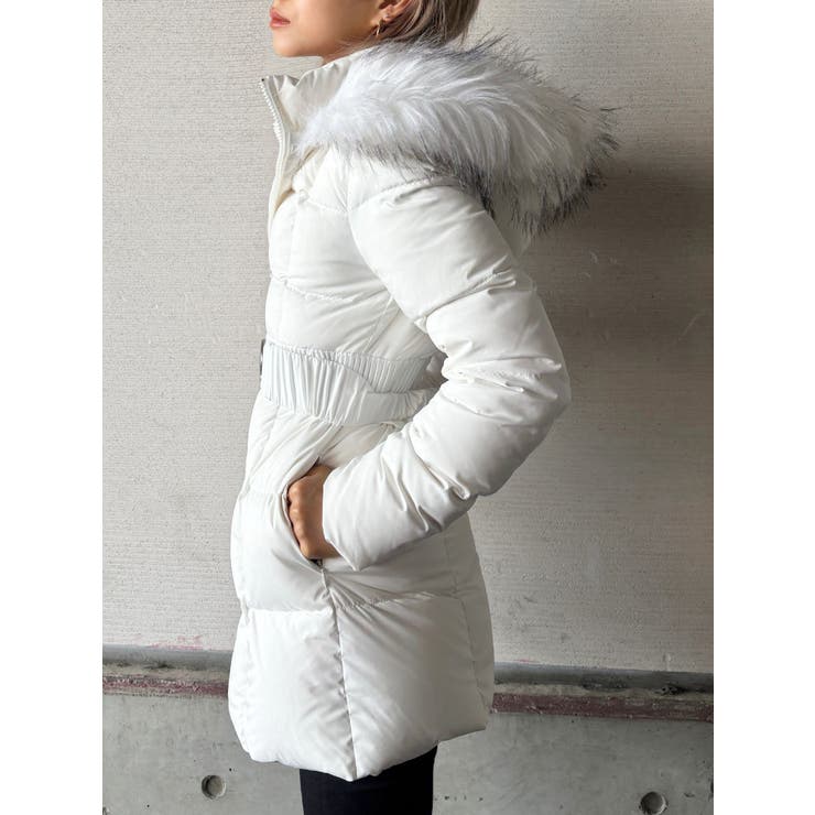 【TINY】GDベルト付きロングダウンコート | GYDA | 詳細画像35 