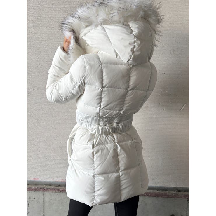 【TINY】GDベルト付きロングダウンコート | GYDA | 詳細画像36 