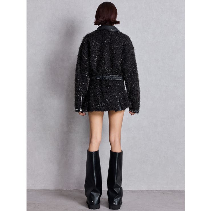 ラメツイードチェーンジャケット | GYDA | 詳細画像11 