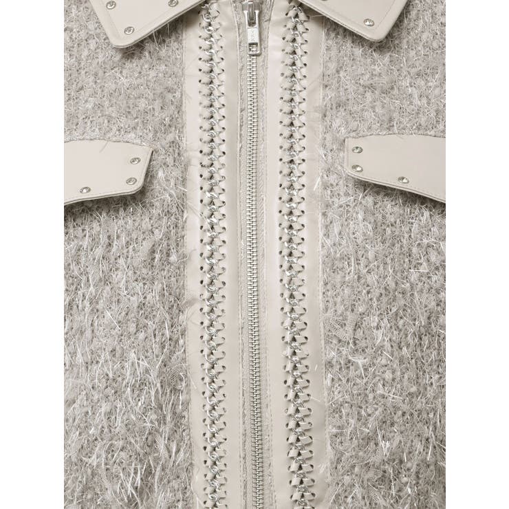 ラメツイードチェーンジャケット | GYDA | 詳細画像23 