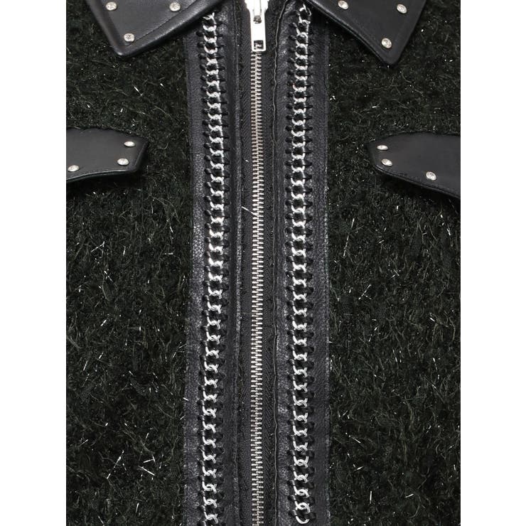 ラメツイードチェーンジャケット | GYDA | 詳細画像24 