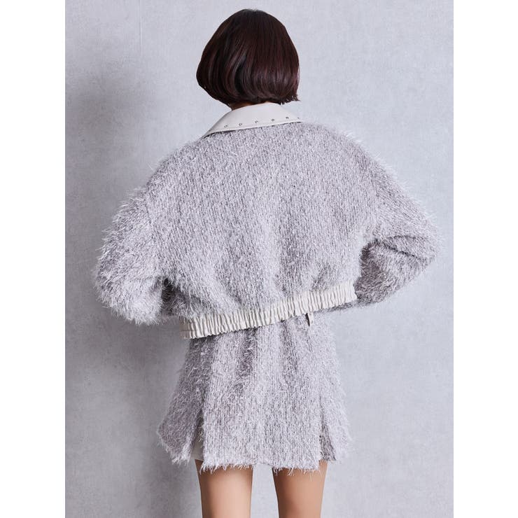 ラメツイードチェーンジャケット | GYDA | 詳細画像4 