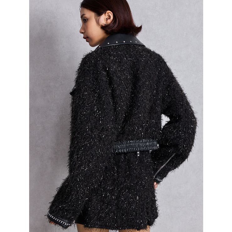 ラメツイードチェーンジャケット | GYDA | 詳細画像8 