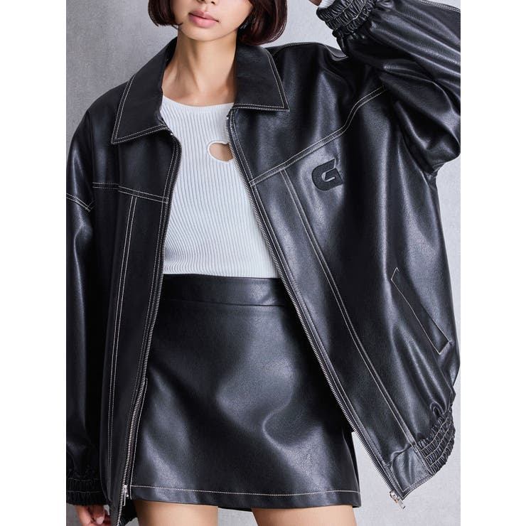 ブラック | Gバックエンボスジャケット | GYDA