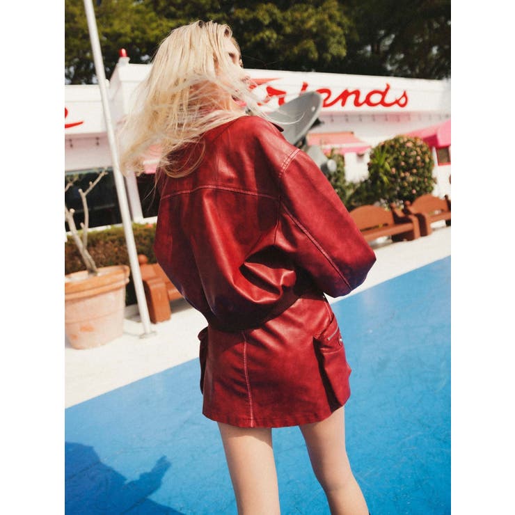 URBAN EDGEフェイクレザーユーティリティーブルゾン | GYDA | 詳細画像23 