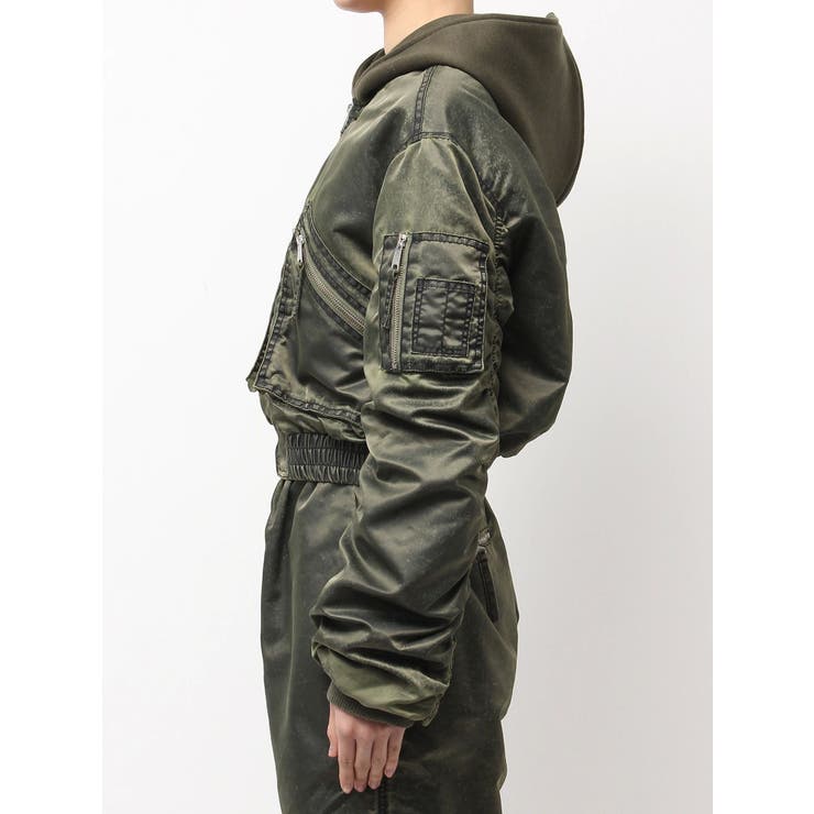 pigment processed hoodieブルゾン | GYDA | 詳細画像11 