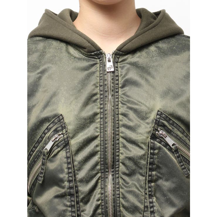 pigment processed hoodieブルゾン | GYDA | 詳細画像13 