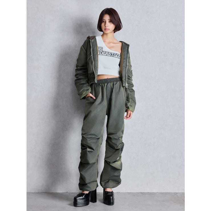 pigment processed hoodieブルゾン | GYDA | 詳細画像4 