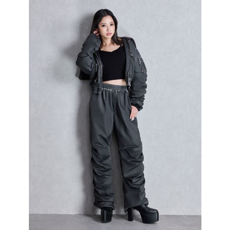 pigment processed hoodieブルゾン | GYDA | 詳細画像8 