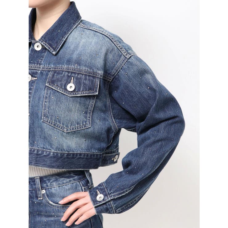 GD MOLD bijouデニムショートＧジャン | GYDA | 詳細画像18 