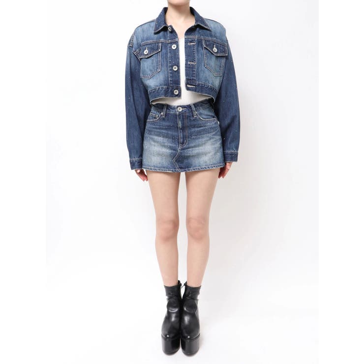 GD MOLD bijouデニムショートＧジャン | GYDA | 詳細画像23 