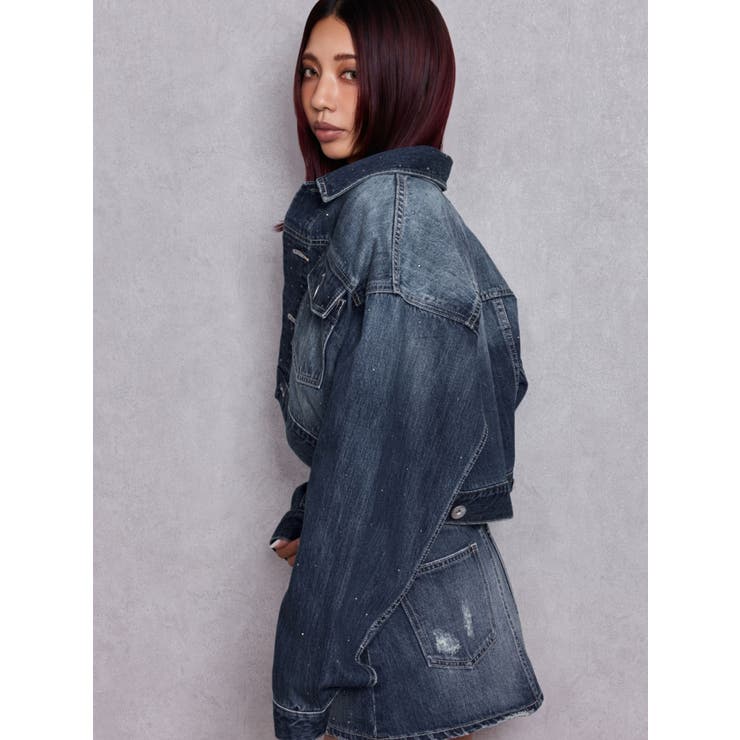 GD MOLD bijouデニムショートＧジャン | GYDA | 詳細画像8 