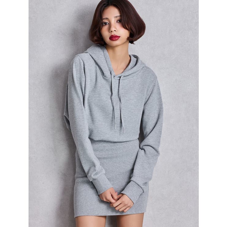 【レア】I.S. ロゴジップパーカーワンピ　ツモリチサト レア】I.S. ロゴジップパーカーワンピ ツモリチサト レア】I.S.